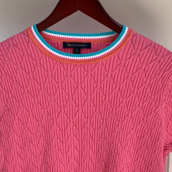 Brook Brothers Cotton Pointelle Shell - Picture 3 of 4